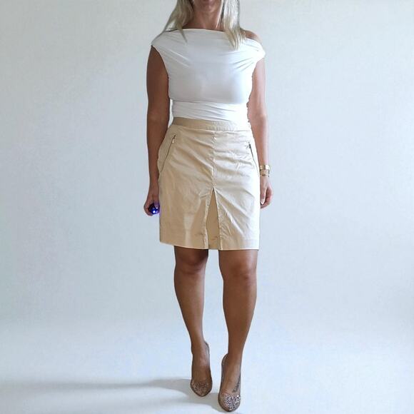 Ralph Lauren Golf Khaki Knee Length Skort - Picture 1 of 9